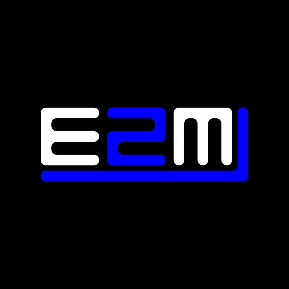 ezm lettre logo Créatif conception avec vecteur graphique, ezm Facile et moderne logo.