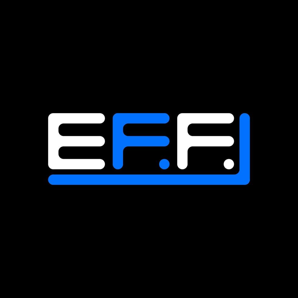 eff lettre logo Créatif conception avec vecteur graphique, eff Facile et moderne logo.