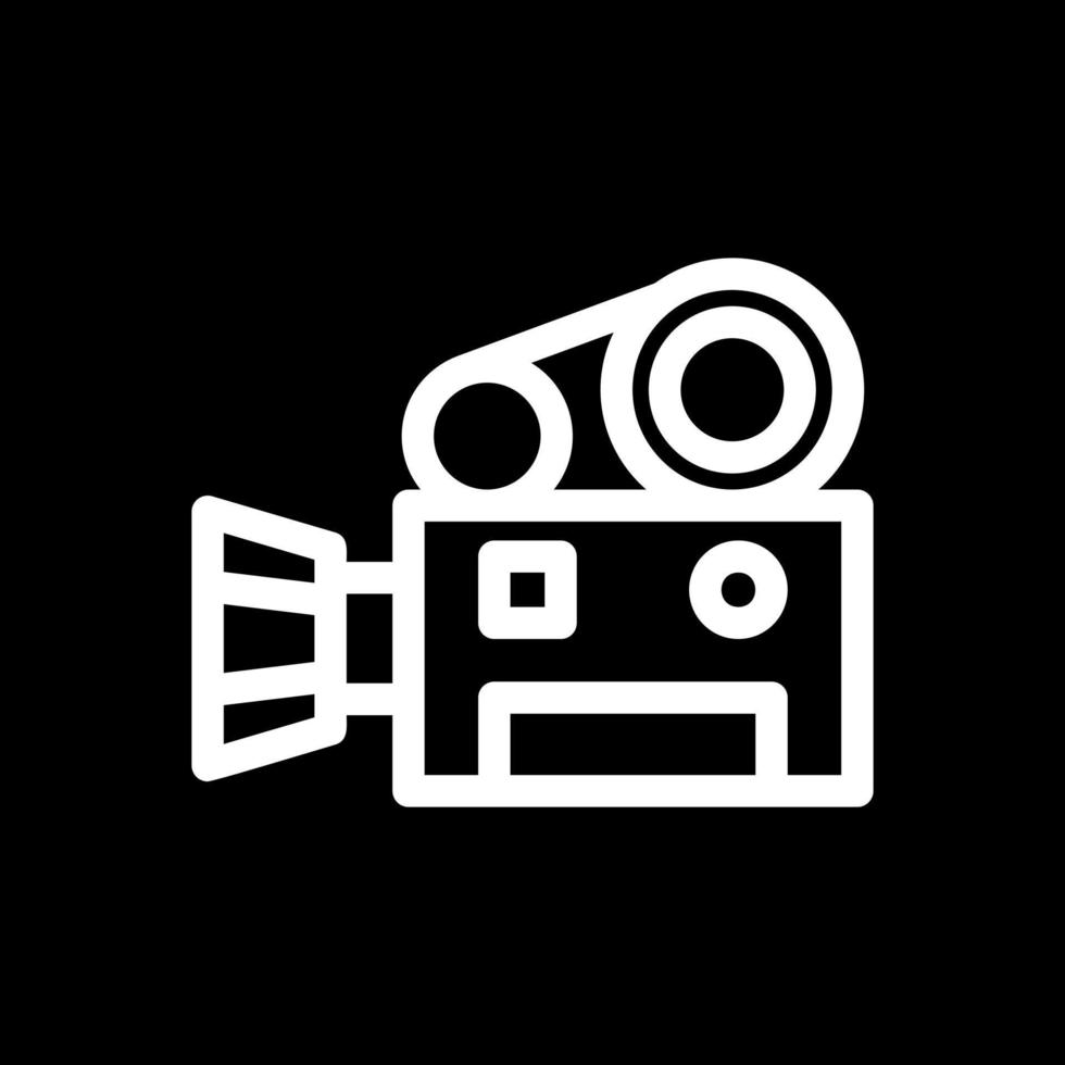 conception d'icône de vecteur de caméra vidéo