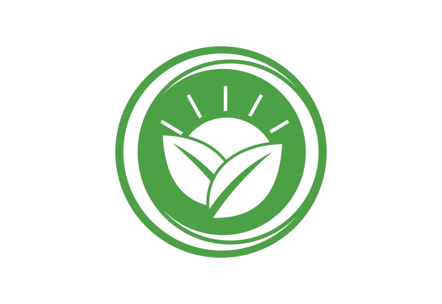Créatif vert la nature logo conception, vecteur conception modèle