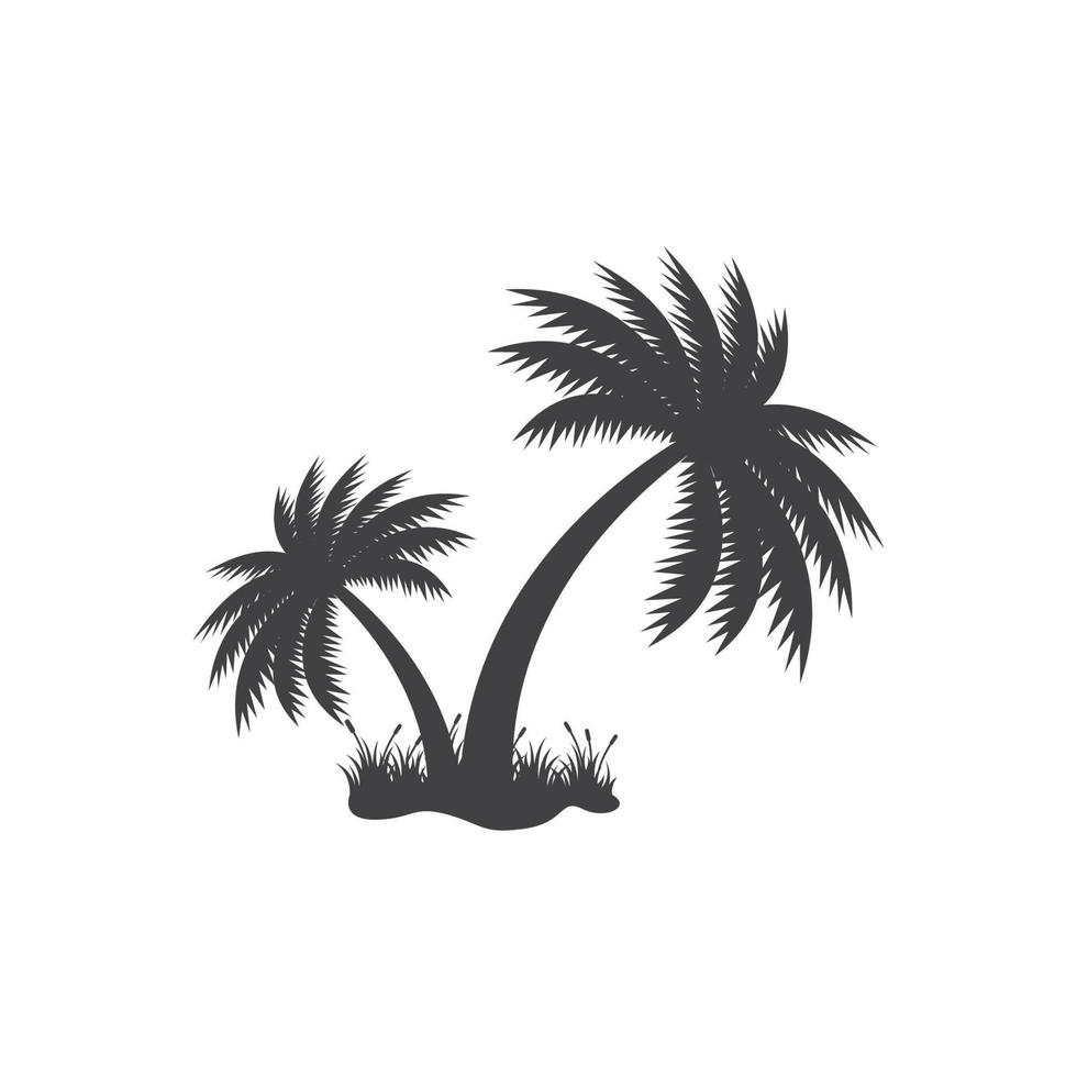 icône de palmier vecteur