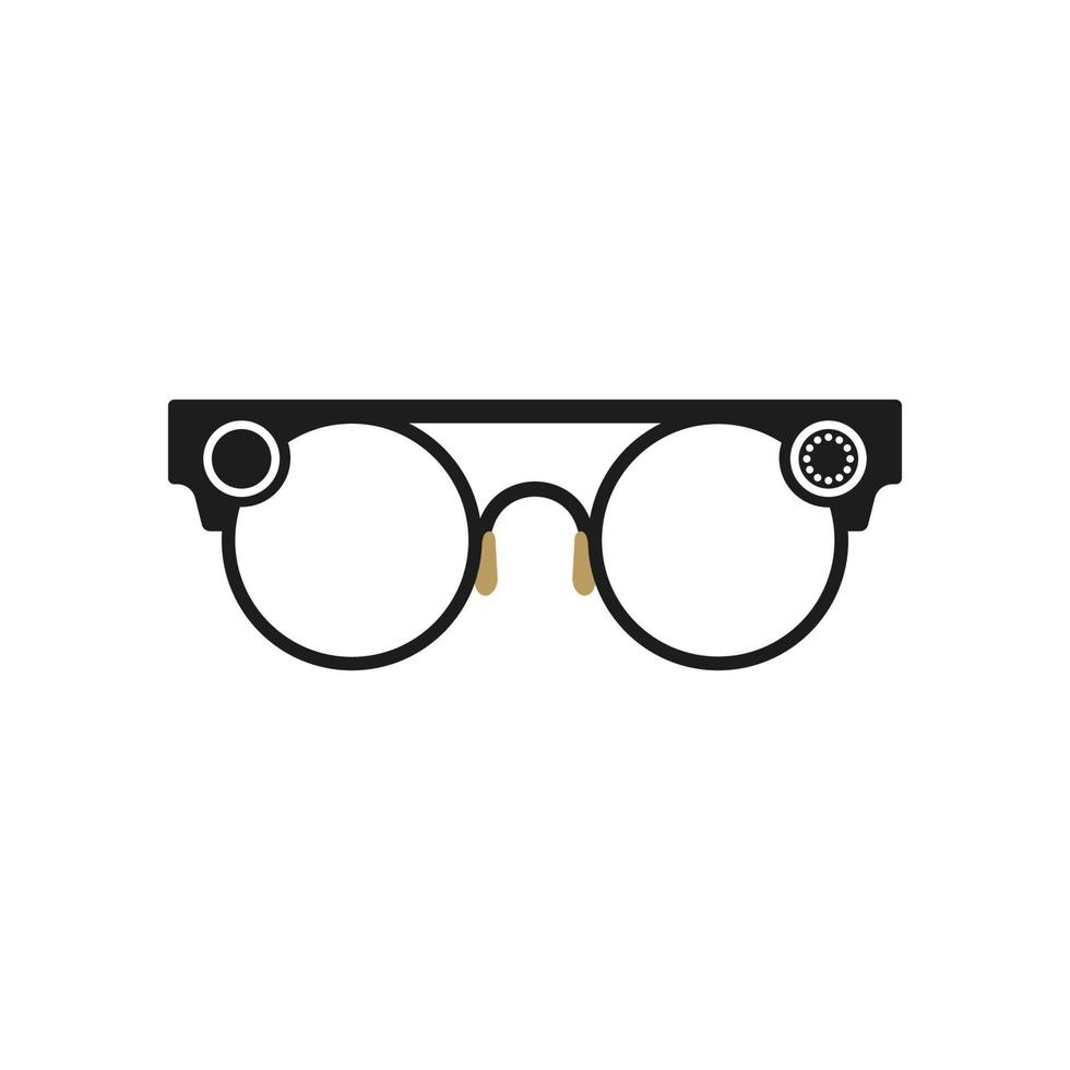 lunettes icône vecteur