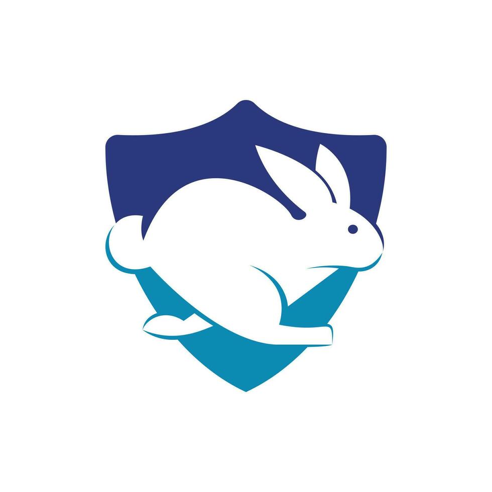 création de logo vectoriel lapin. élément de concept de vecteur de logo de lapin ou de lapin en cours d'exécution créatif.