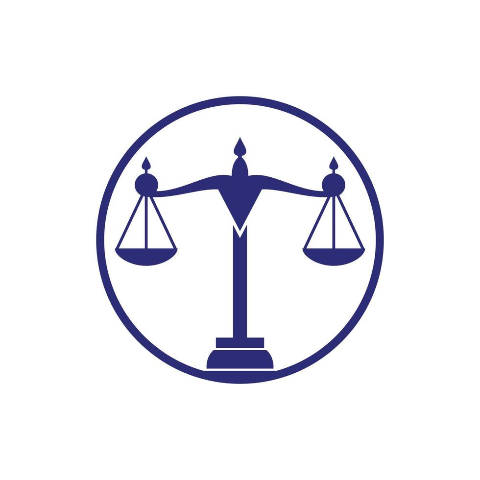 création de logo de droit et d'avocat. création de logo vectoriel de cabinet d'avocats et de bureau.