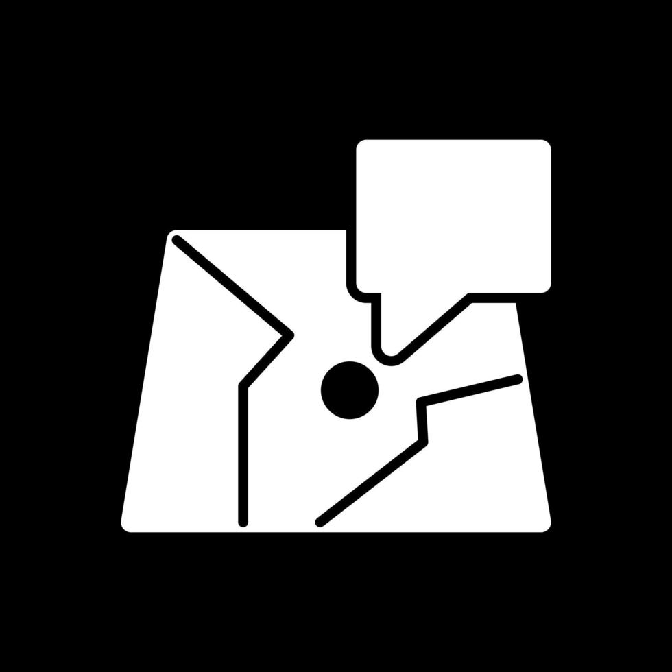 conception d'icône de vecteur de chat de carte