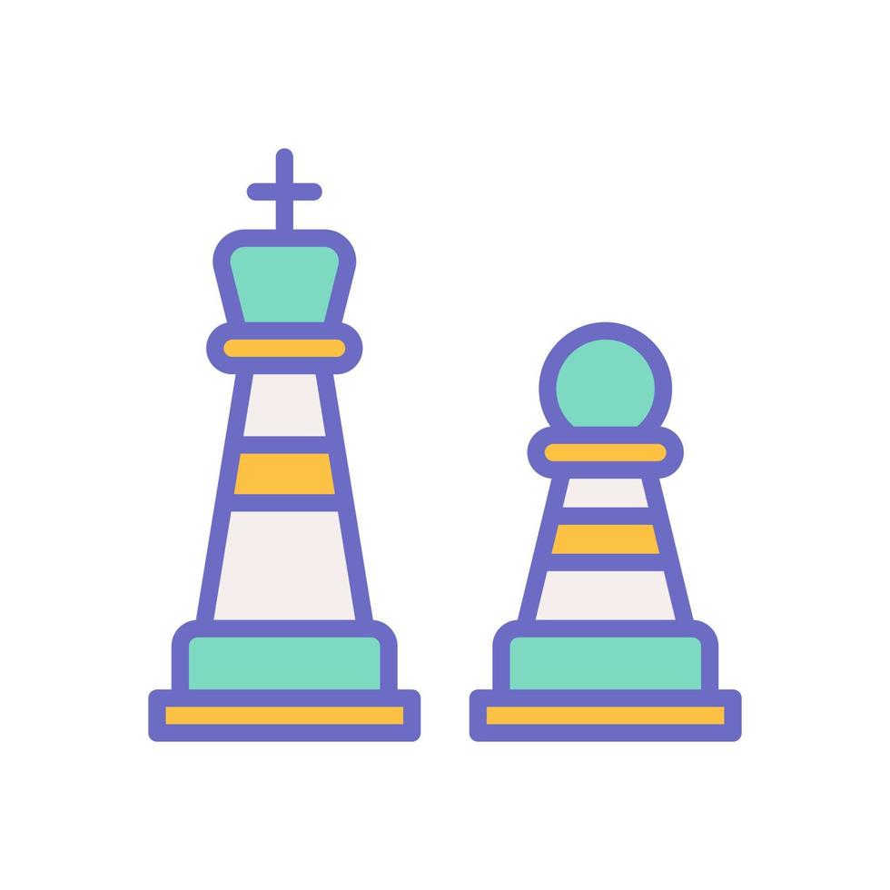 échecs icône pour votre site Internet conception, logo, application, ui. vecteur