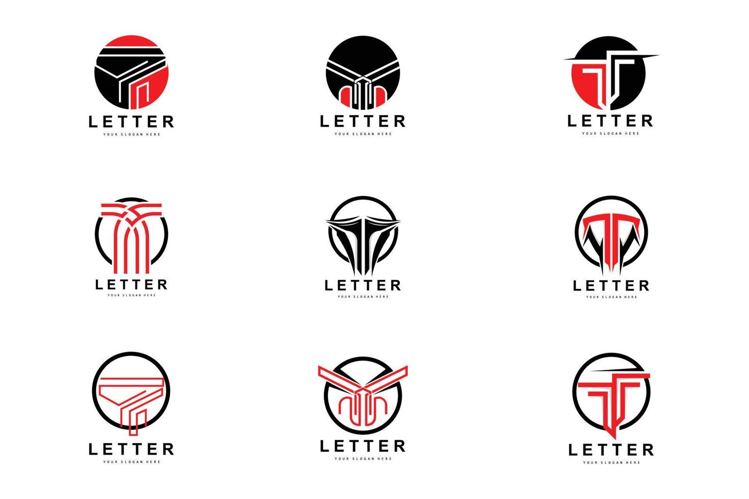 logo de lettre t, vecteur de style lettre moderne, conception adaptée aux marques de produits avec lettre t