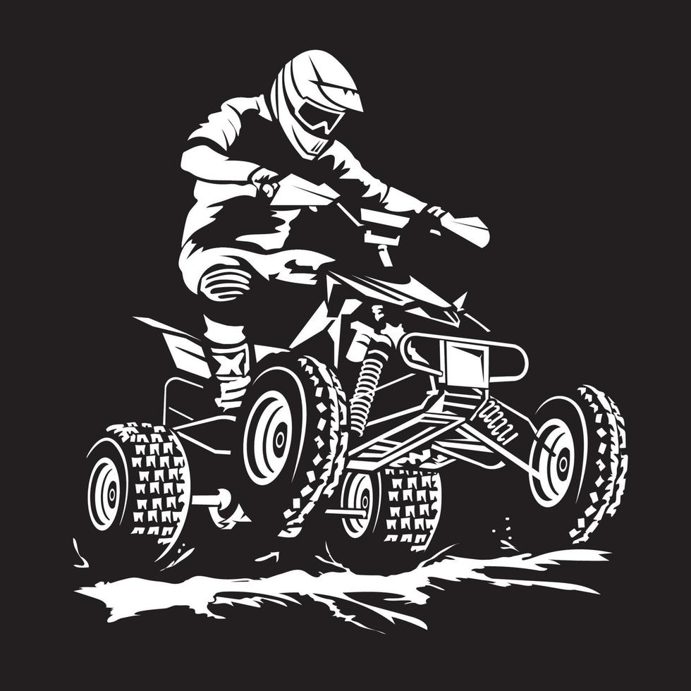 vtt extrême sport vecteur illustration, parfait pour t chemise conception et championnat un événement logo conception