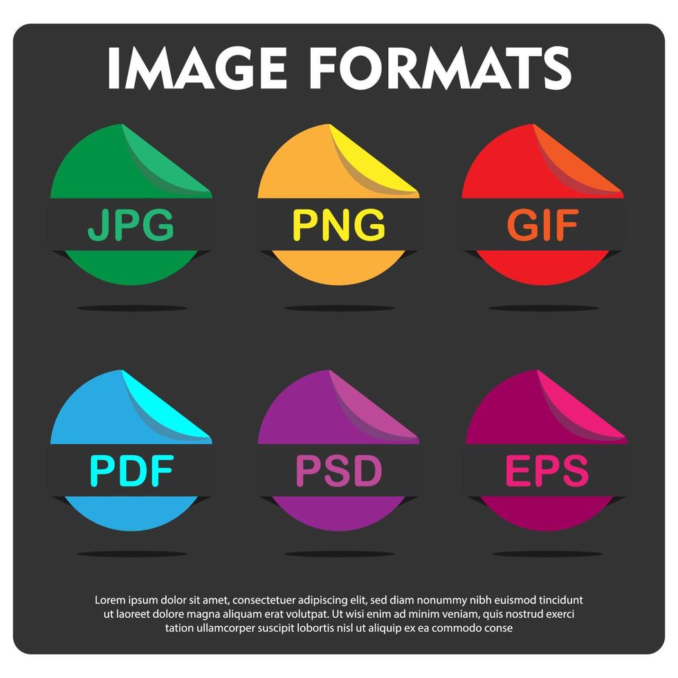 image fichier format icône vecteur