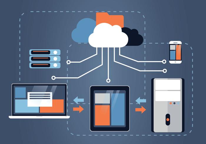 Conception de vecteur Cloud Engineers