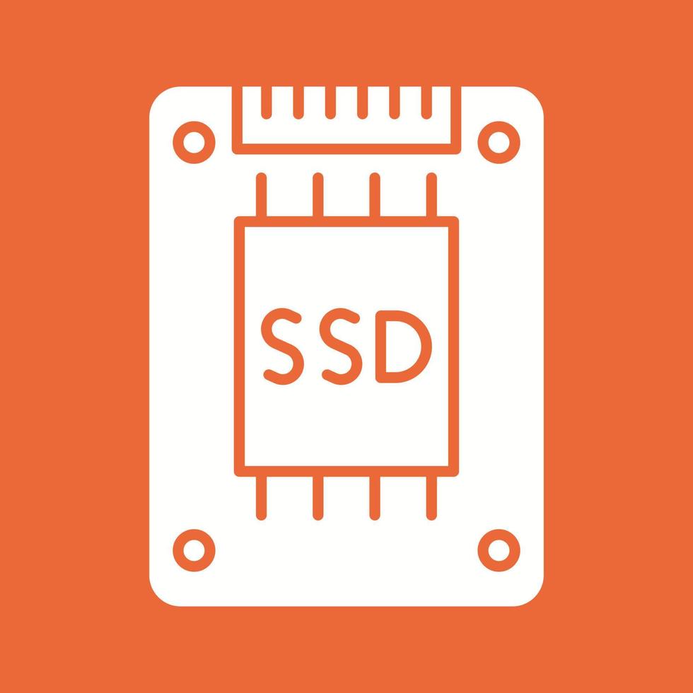 icône de vecteur ssd