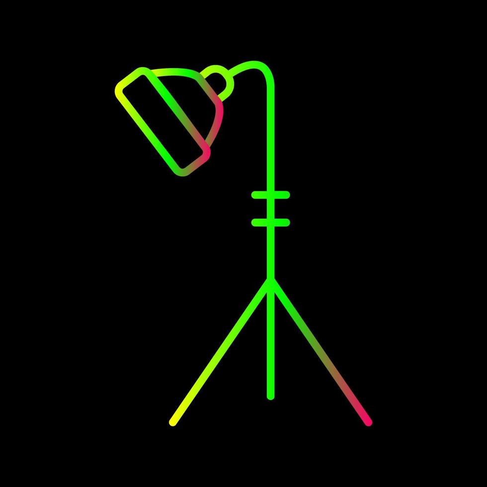 icône de vecteur de support de lumière unique