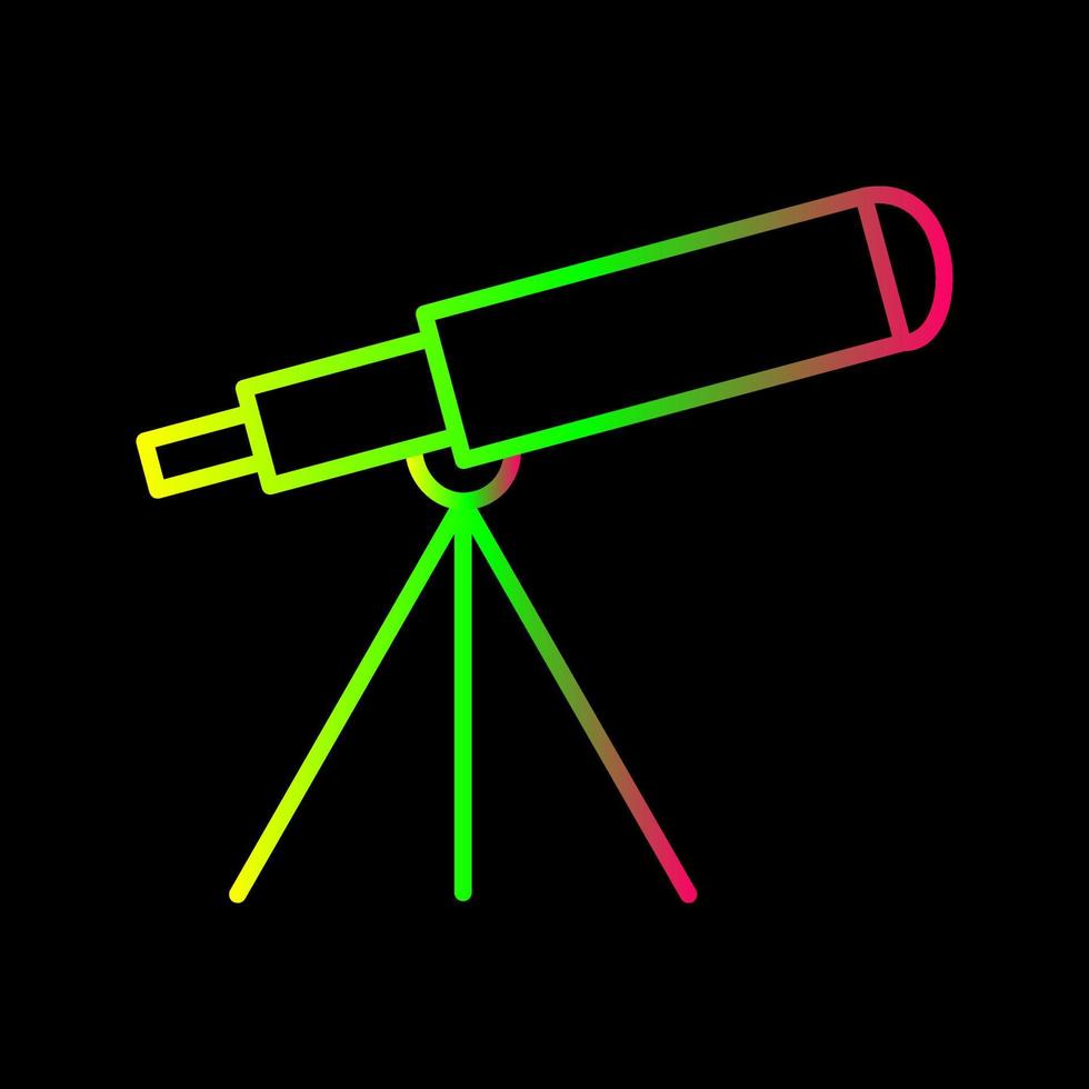 icône de vecteur de télescope