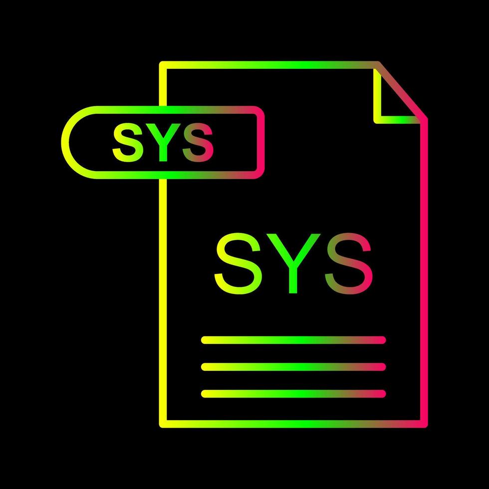 icône de vecteur système