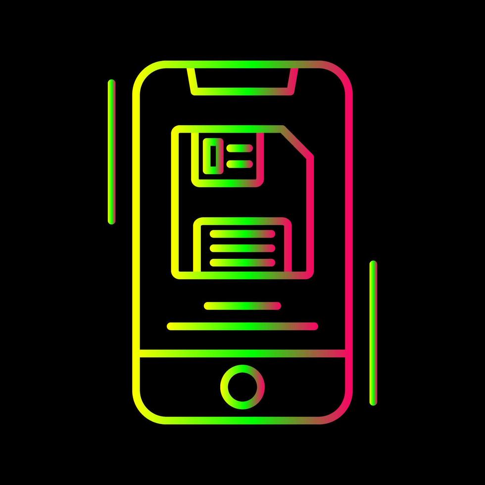icône de vecteur de fichier de sauvegarde