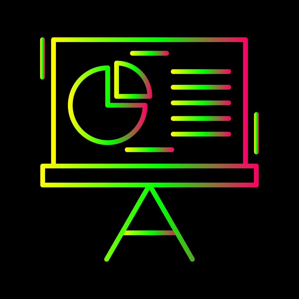 icône de vecteur de graphique à secteurs