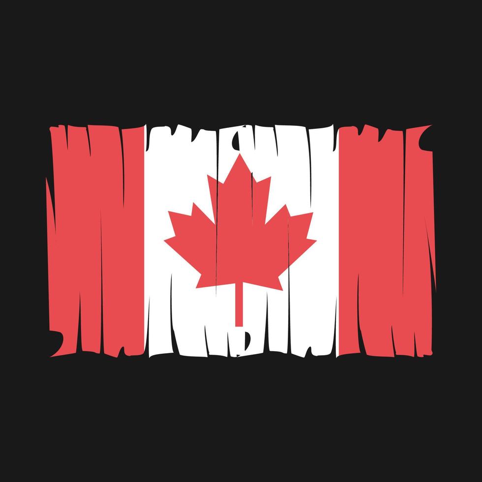 vecteur de drapeau du canada