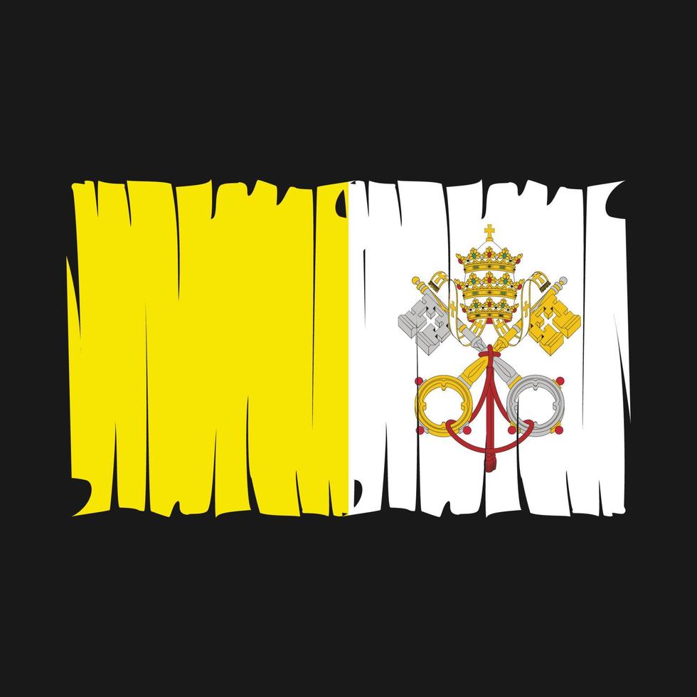 vecteur de drapeau du vatican