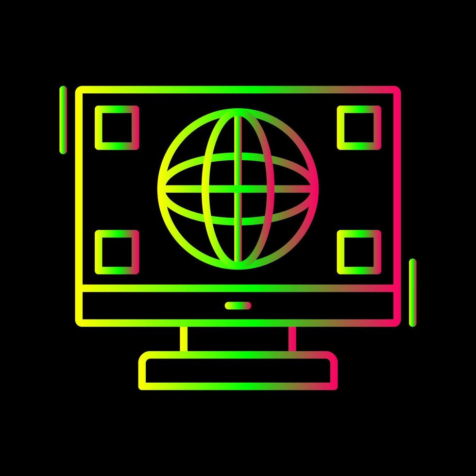 icône de vecteur mondial