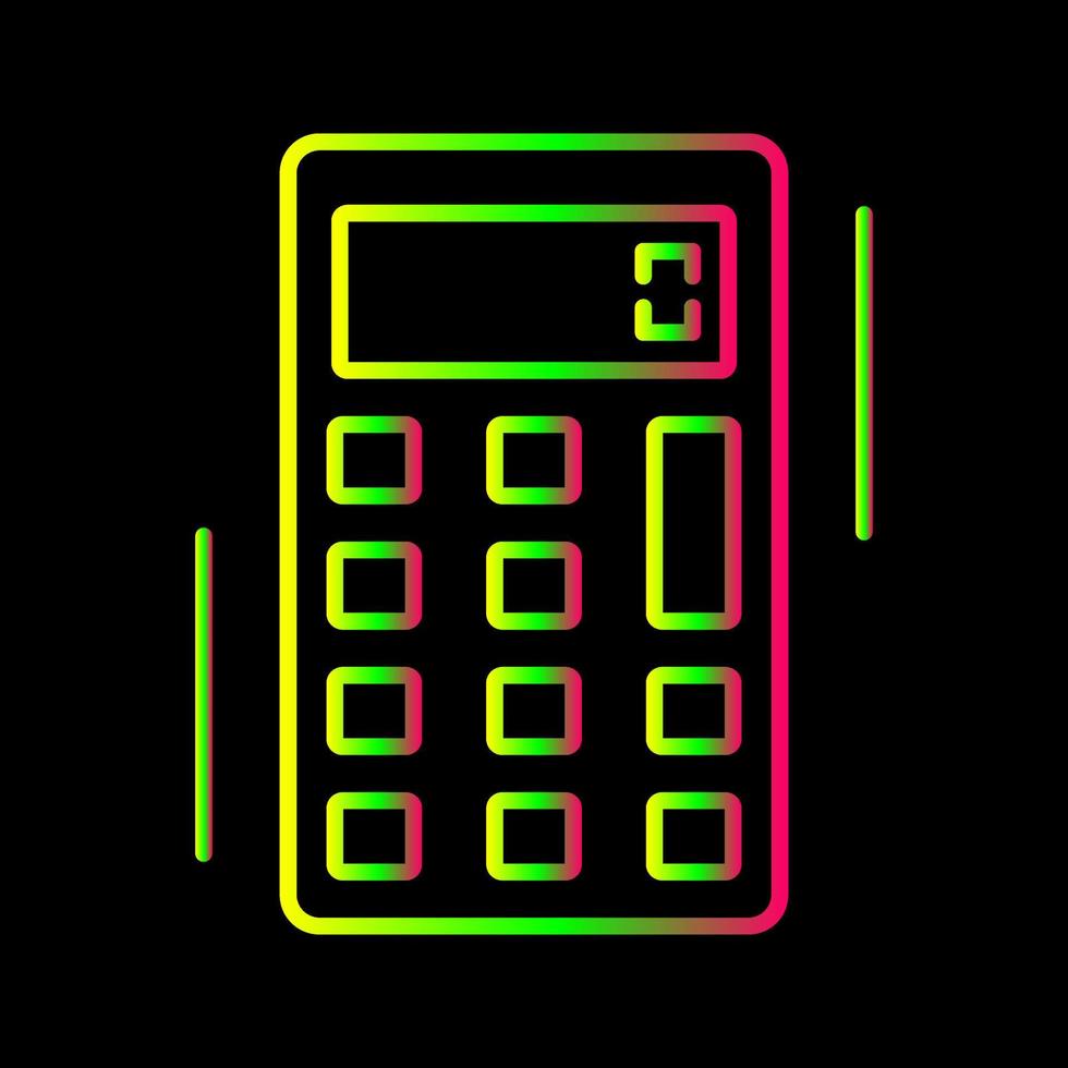 icône de vecteur de calculatrice