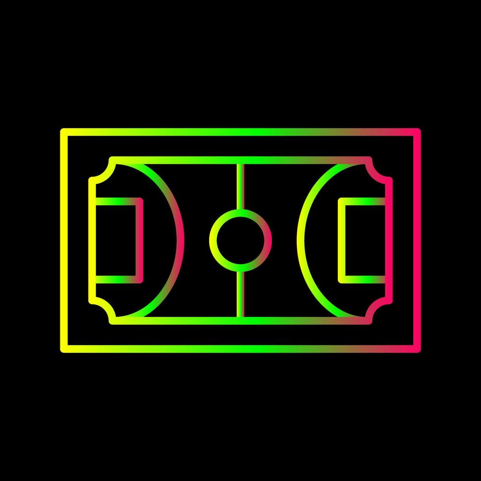 icône de vecteur de terrain de football