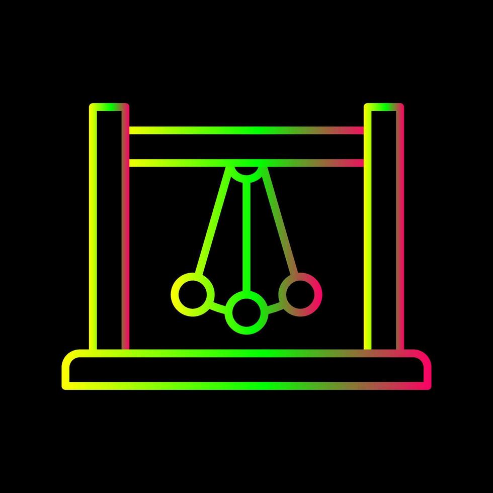 icône de vecteur de pendule