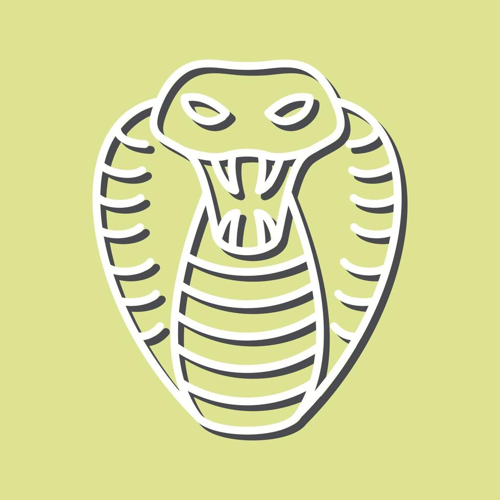 icône de vecteur de serpent
