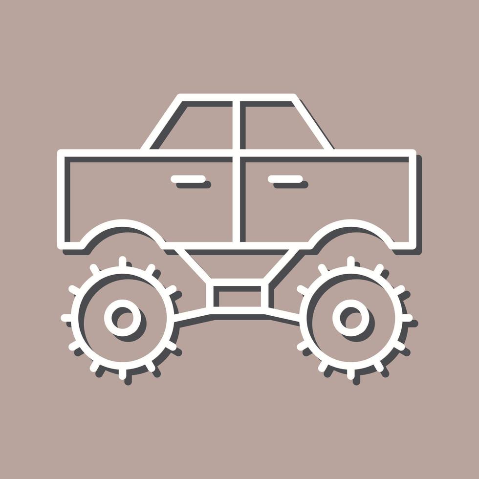 icône de vecteur de camion monstre