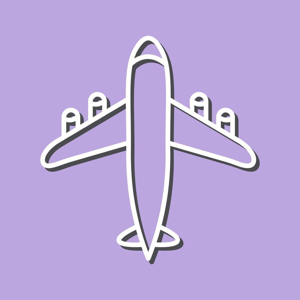 icône de vecteur d'avion volant