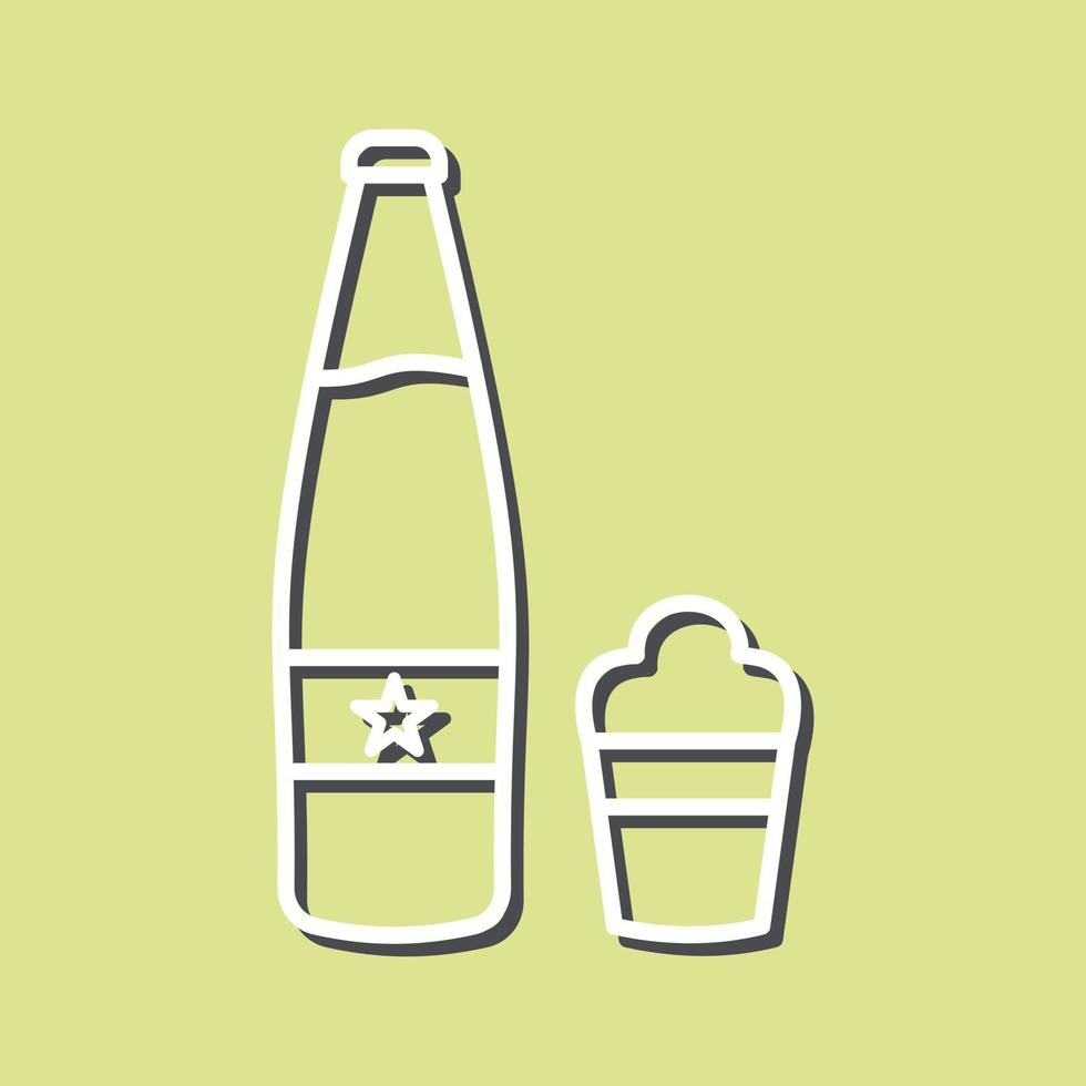 icône de vecteur de bière