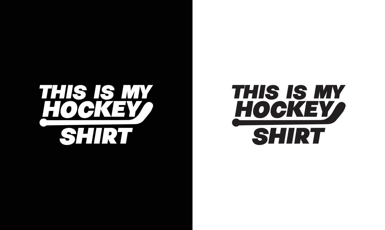 le hockey citation t chemise conception, typographie vecteur