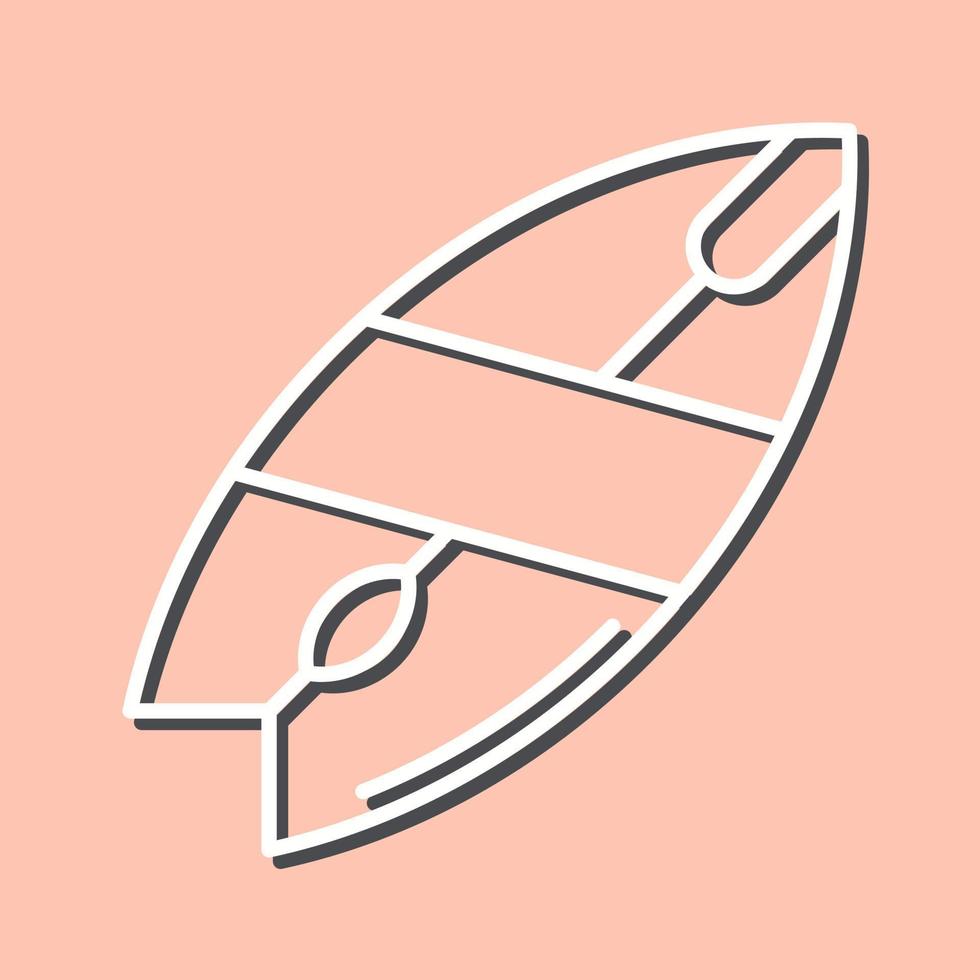 icône de vecteur de planche de surf
