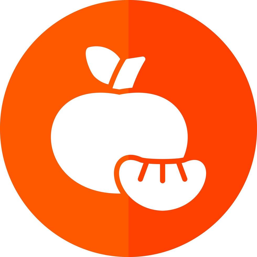 conception d'icône de vecteur de mandarine
