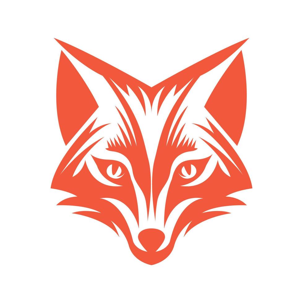 le ruse Renard une symbole de intelligence et adaptabilité, mascotte logo concept vecteur illustration dessin animé. adapté pour logo, fond d'écran, bannière, carte, livre illustration, T-shirt, autocollant, couverture, etc