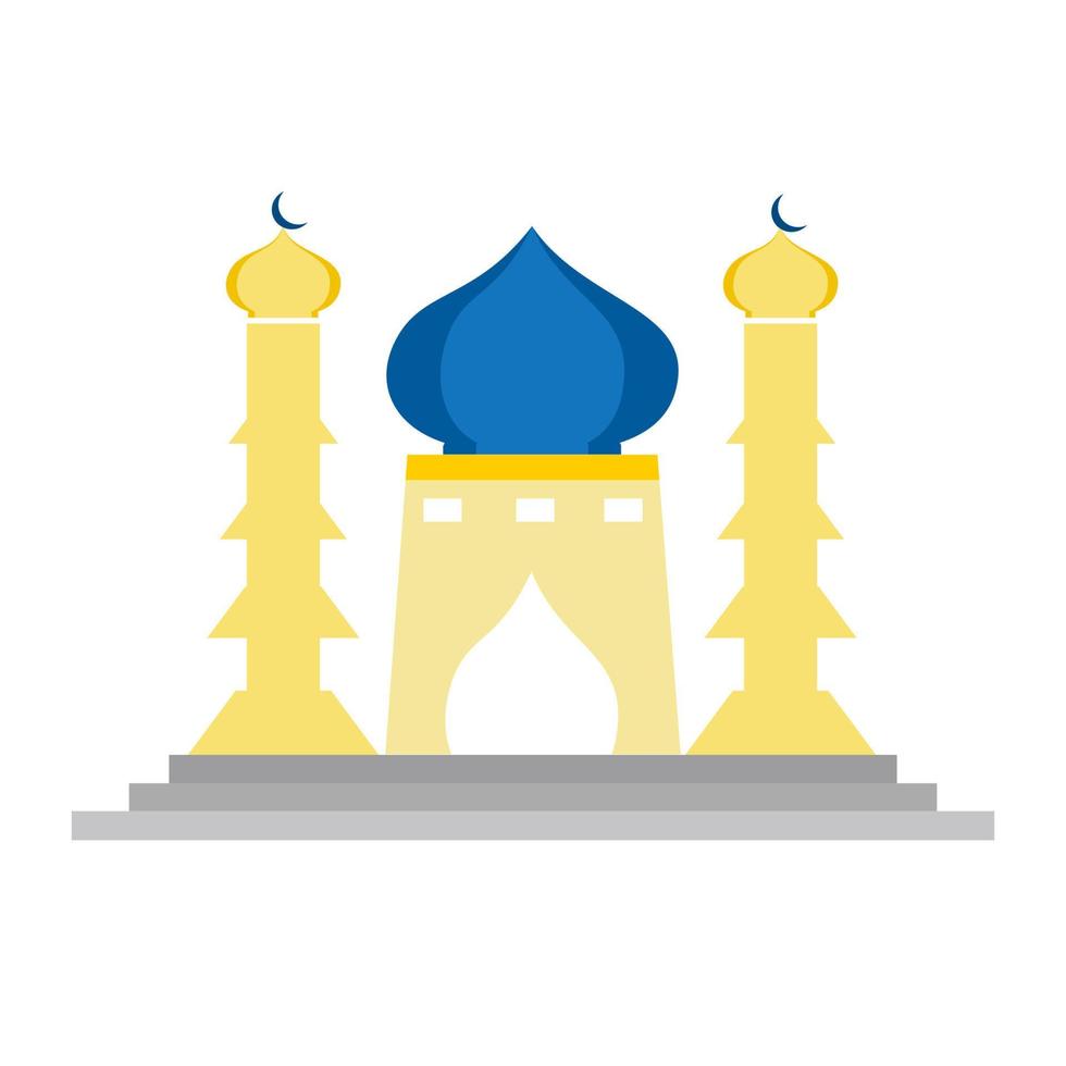 mosquée Icônes logo illustration vecteur