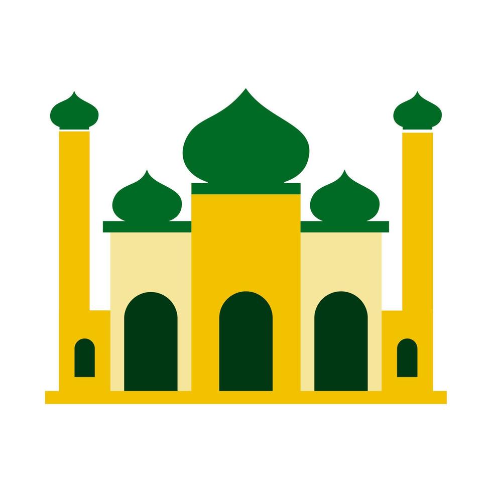 mosquée Icônes logo illustration vecteur