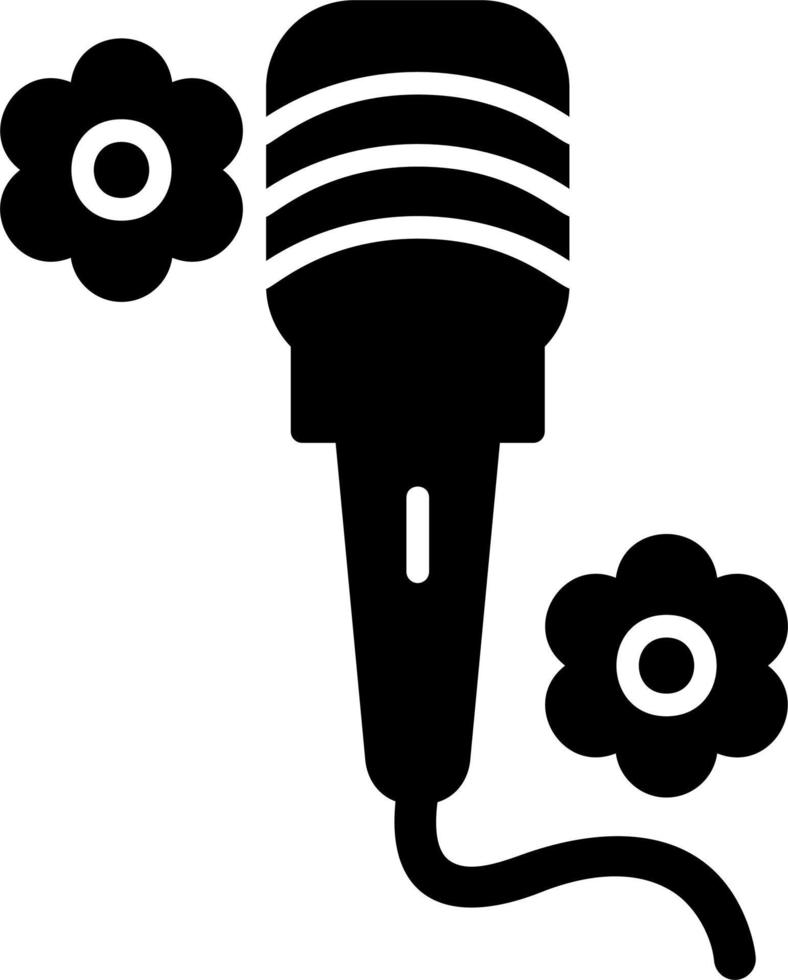 icône de vecteur de microphone