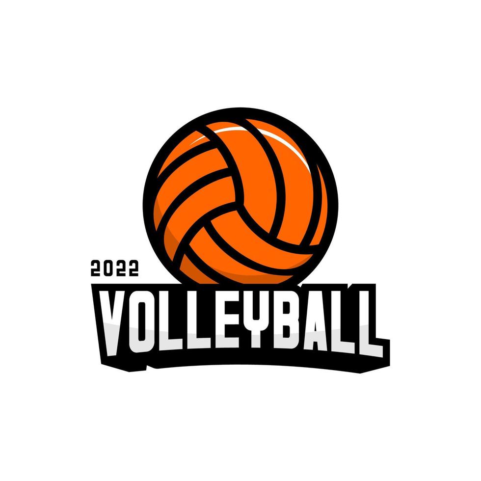 vecteur de logo de volley-ball