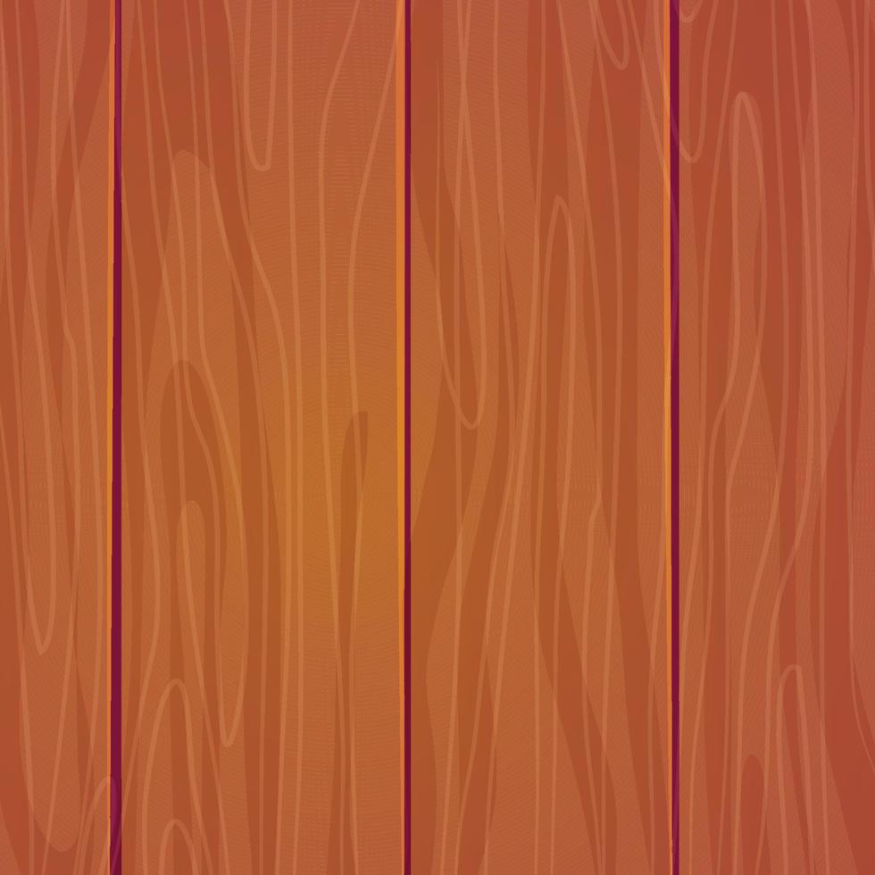 matériau en bois, fond comique en bois de surface texturée en style cartoon. mur, panneau de jeu, conception d'interface utilisateur. illustration vectorielle vecteur