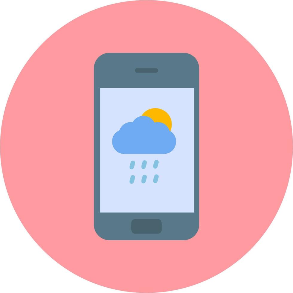 icône de vecteur d'application météo