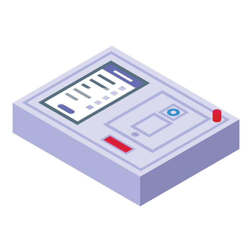 électronique voyant planche icône isométrique vecteur. élection voter vecteur