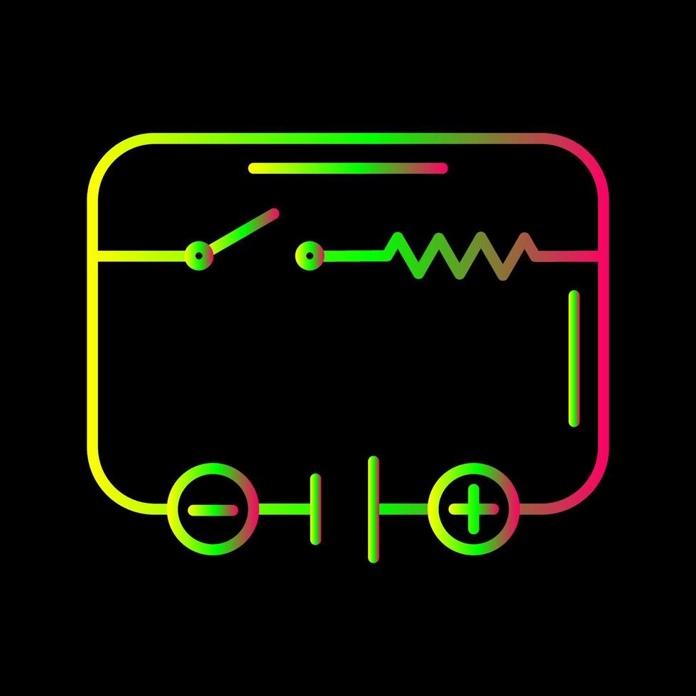 icône de vecteur de circuit électrique