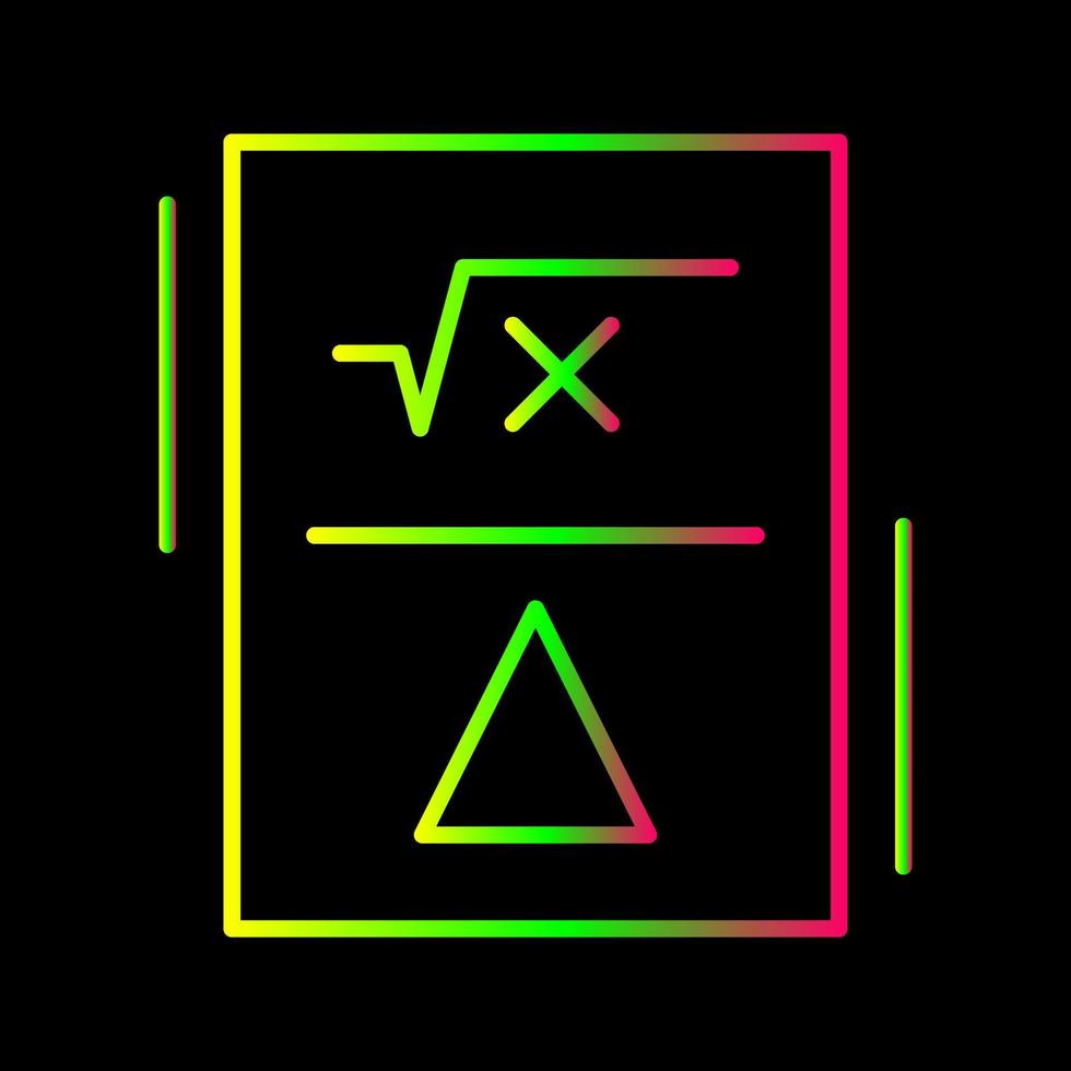 icône de vecteur de formule