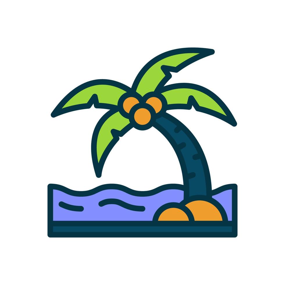 plage icône pour votre site Internet, mobile, présentation, et logo conception. vecteur