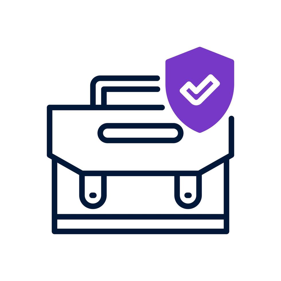 icône porte-documents pour votre site Web, mobile, présentation et conception de logo. vecteur