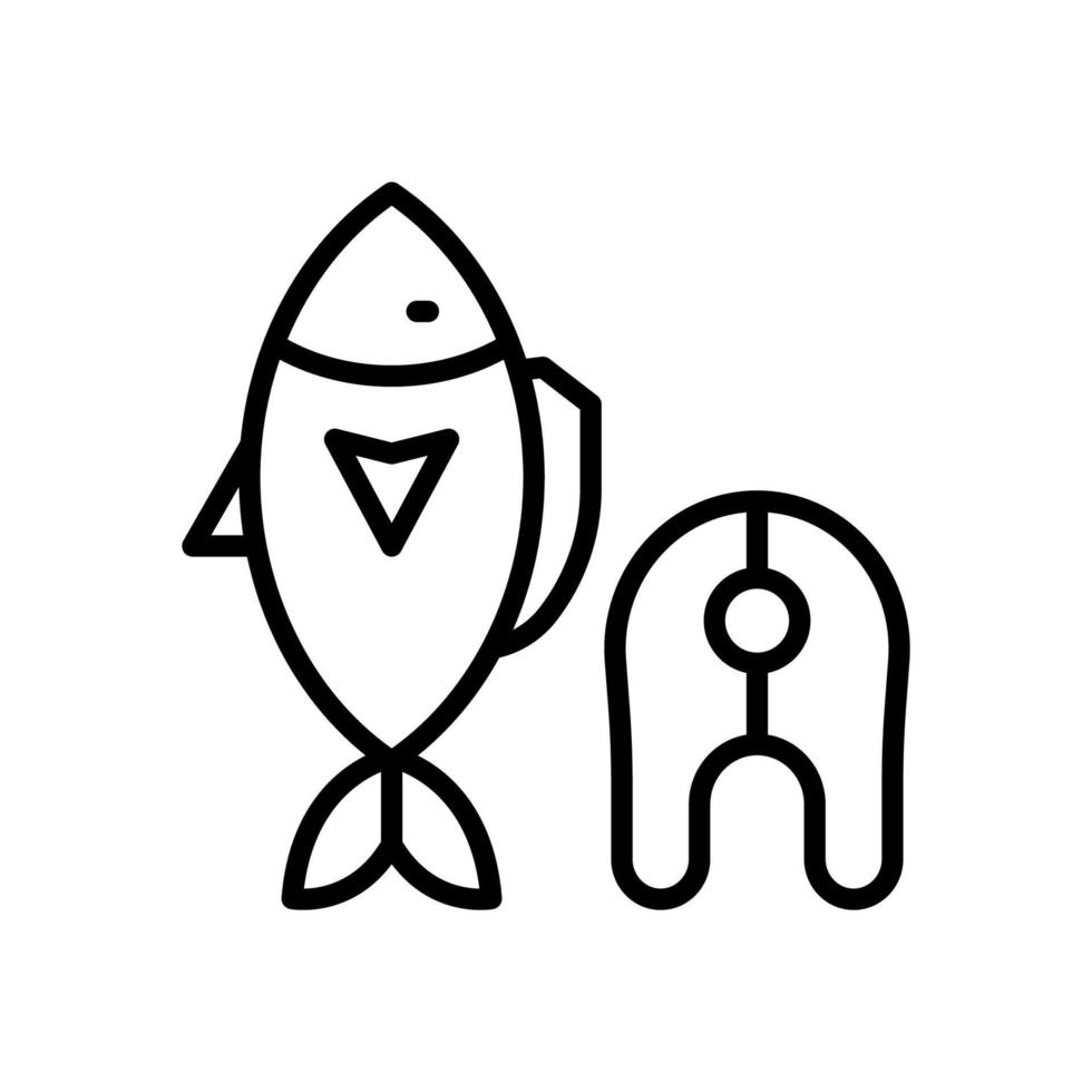 poisson icône pour votre site Internet conception, logo, application, ui. vecteur
