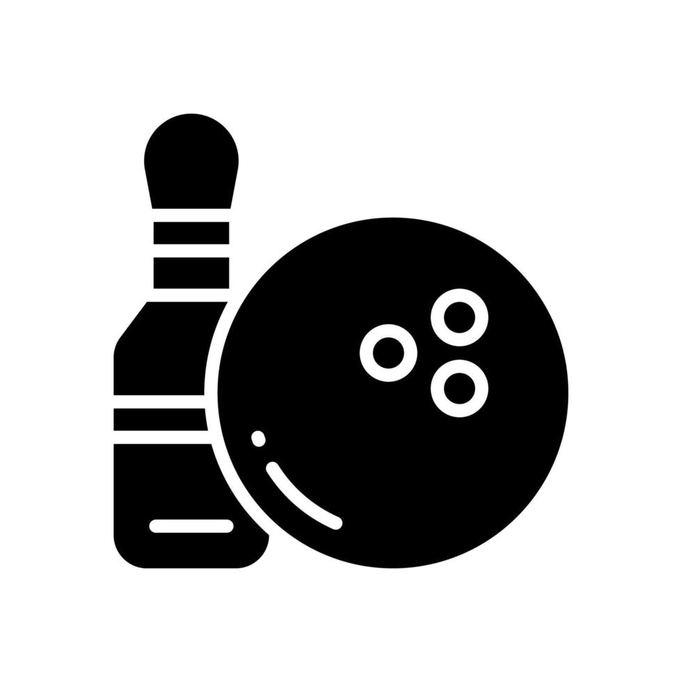 bowling icône pour votre site Internet, mobile, présentation, et logo conception. vecteur