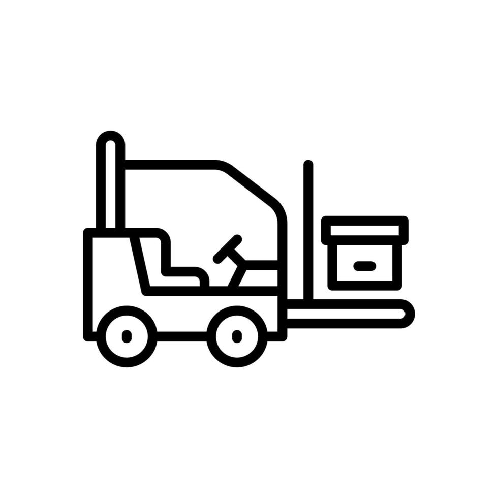 chariot élévateur icône pour votre site Internet conception, logo, application, ui. vecteur