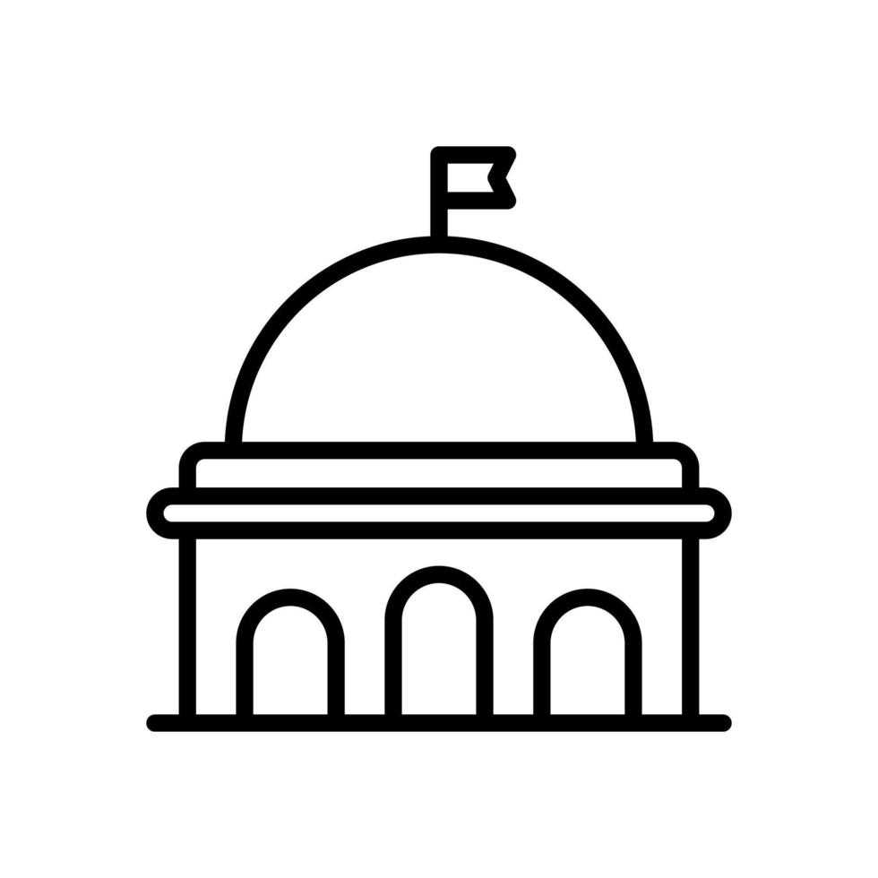 icône du gouvernement pour la conception, le logo, l'application, l'interface utilisateur de votre site Web. vecteur