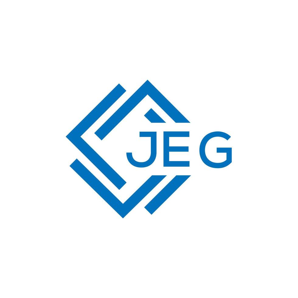 jeg lettre logo conception sur blanc Contexte. jeg Créatif cercle lettre logo concept. jeg lettre conception. vecteur